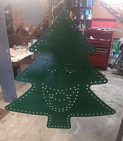 Painted tree